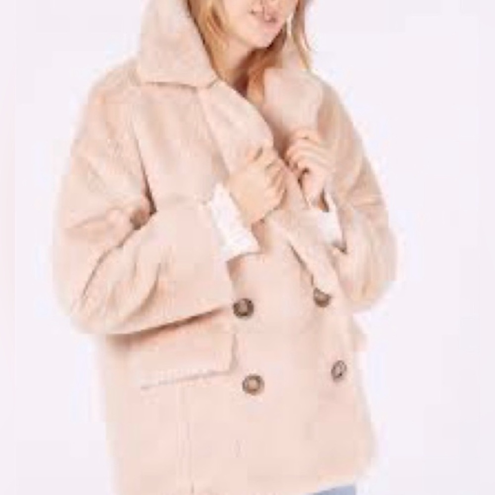 Free people faux fur jacket - Picture 6 of 13